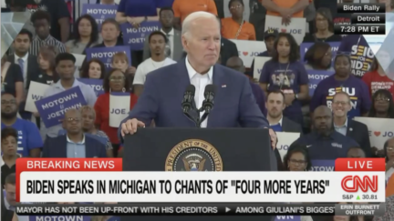 Biden speaks in Detroit on July 12, 2024.